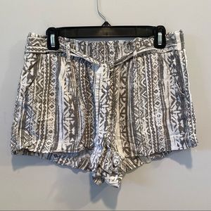 Cali 1850 Aztec Linen Shorts